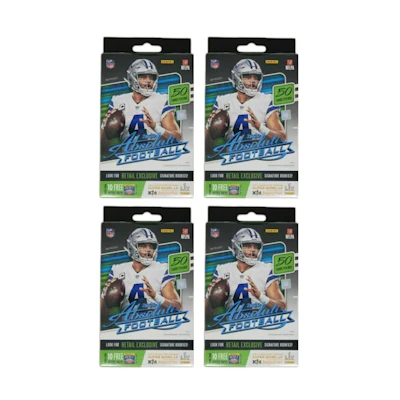 2020 Panini Absolute Football Hanger Box 4x Lot