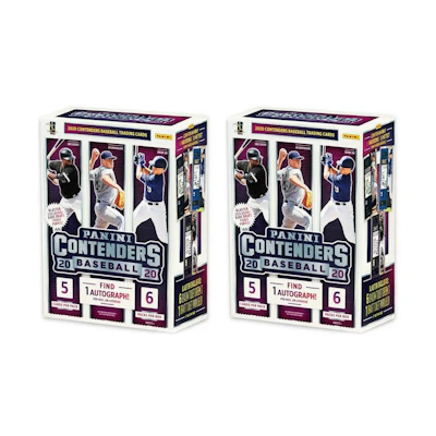 2020 Panini Contenders Baseball Blaster Box 2x Lot