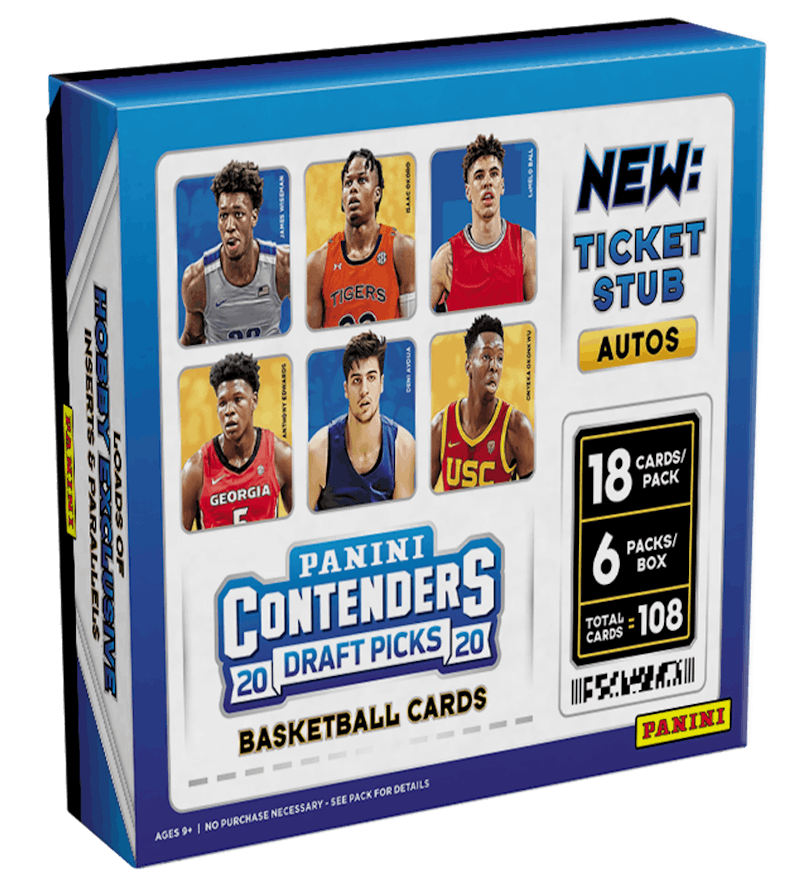 2020 Panini Contenders Draft Picks Basketball Hobby Box