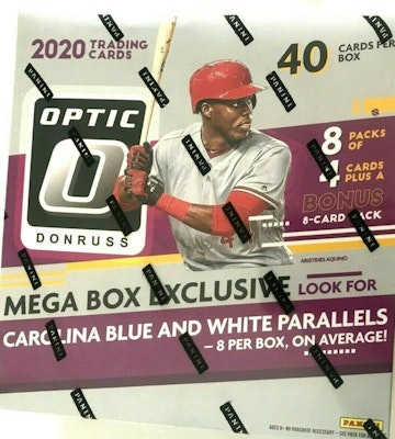 2020 Panini Donruss Optic Baseball Mega Bax 40 ct. Buy 2020 Panini Donruss Optic Baseball Mega Bax 40 ct.