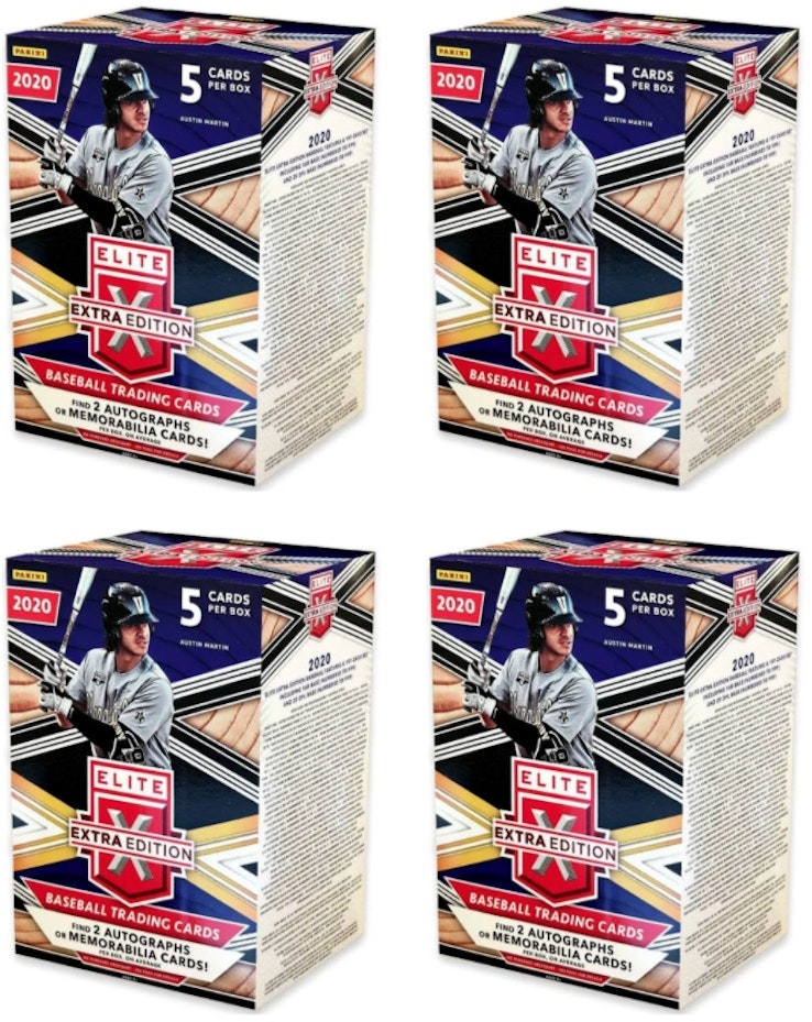 2020-panini-elite-extra-edition-baseball-blaster-box-4x-lot