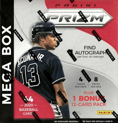 2020 Panini Prizm Baseball 44 ct Mega Box Buy 2020 Panini Prizm Baseball 44 ct Mega Box