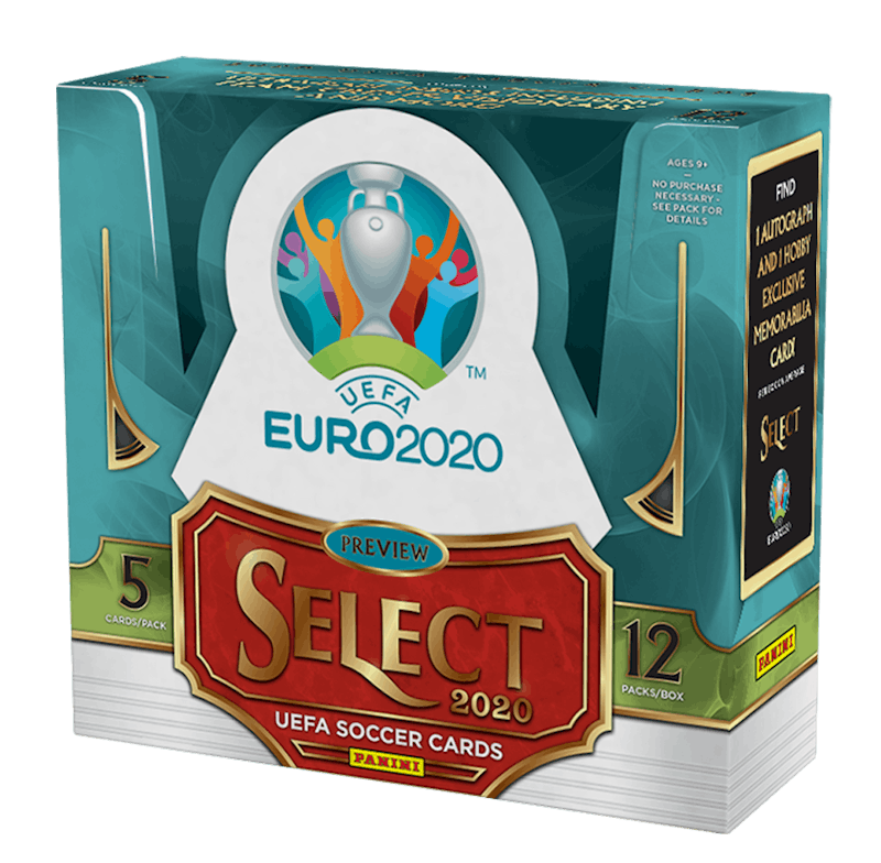 2020 Panini UEFA Euro Select Soccer Hobby Box