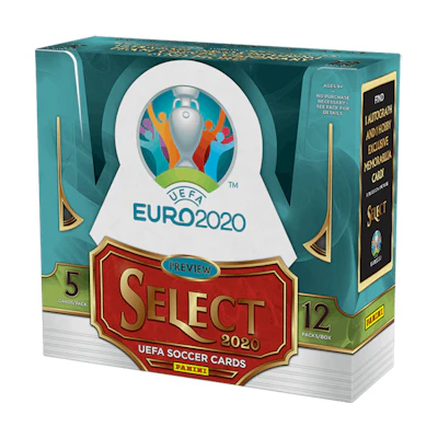 2020 Panini UEFA Euro Select Soccer Hobby Box