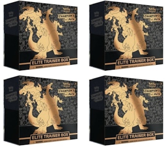 2020ポケモンTCG チャンピオンパス エリートトレーナーボックス 4個セット
Buy 2020ポケモンTCG チャンピオンパス エリートトレーナーボックス 4個セット