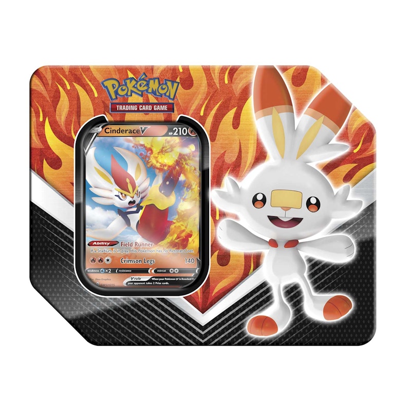 2020 Poké TCG Galar Partners Tin Cinderace V