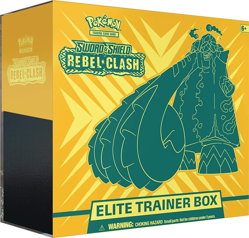 Buy 2020 Kotak Elite Pelatih Pokemon TCG Pedang & Perisai Rebel Clash
