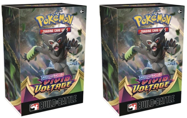 2020 Pokemon TCG Sword & Shield Vivid Voltage Build & Battle Box Pre-Release 2x Lot Buy 2020 Pokemon TCG Sword & Shield Vivid Voltage Build & Battle Box Pre-Release 2x Lot