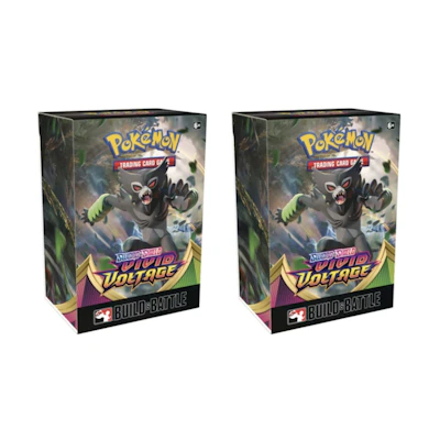 2020 Poké TCG S&S Vivid Voltage Build & Battle Box Pre-Release 2x Lot