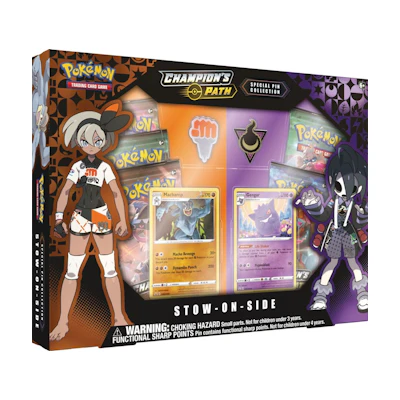 2020 Poké TCG Sword and Shield Champion's Path Special Pin Collection Stow-On-Side