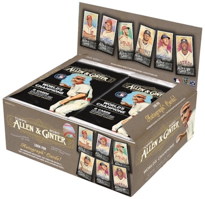 2020 Topps Allen & Ginter X 盒裝 Buy 2020 Topps Allen & Ginter X 盒裝