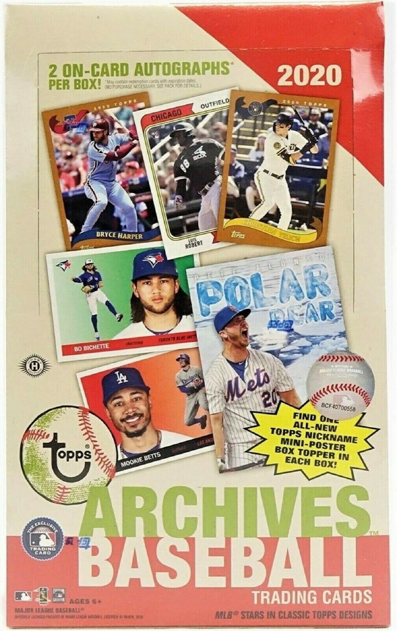 Buy 2020 Topps Archives Baseball Kotak Hobi