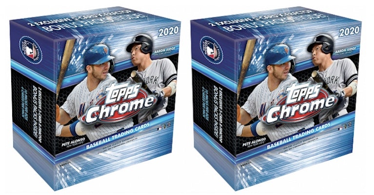 2020 Topps Chrome Baseball Monster Box 2x Lot Buy 2020 Topps Chrome Baseball Monster Box 2x Lot