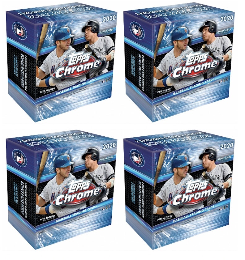 2020-topps-chrome-baseball-monster-box-4x-lot
