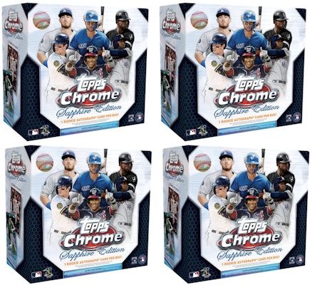 2020 Topps Chrome Sapphire Edition Baseball Box 4x Lot Buy 2020 Topps Chrome Sapphire Edition Baseball Box 4x Lot