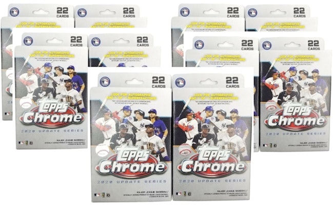 2020 Topps Chrome Update Baseball Hanger Box 10x Lot Buy 2020 Topps Chrome Update Baseball Hanger Box 10x Lot