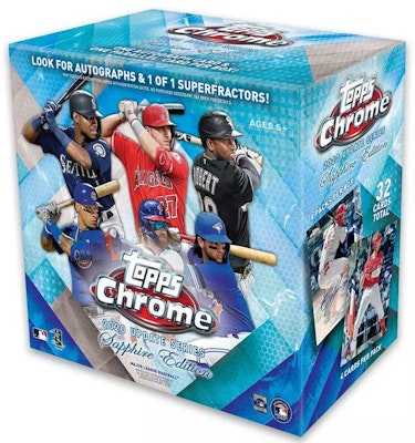 2020 Topps Chrome Update Sapphire Edition Baseball Box Buy 2020 Topps Chrome Update Sapphire Edition Baseball Box
