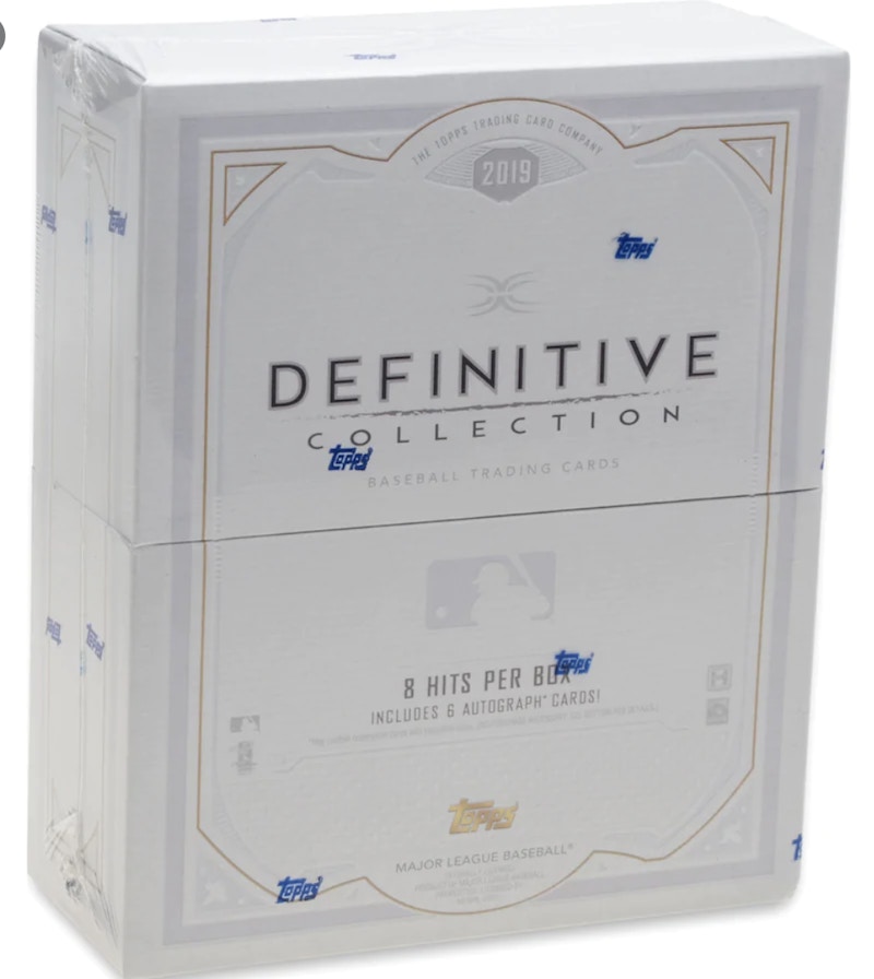 2020 Topps Definitive Baseball Hobby Box
