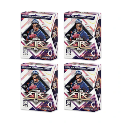 2020 Topps Fire Baseball Blaster Box 4X Lot