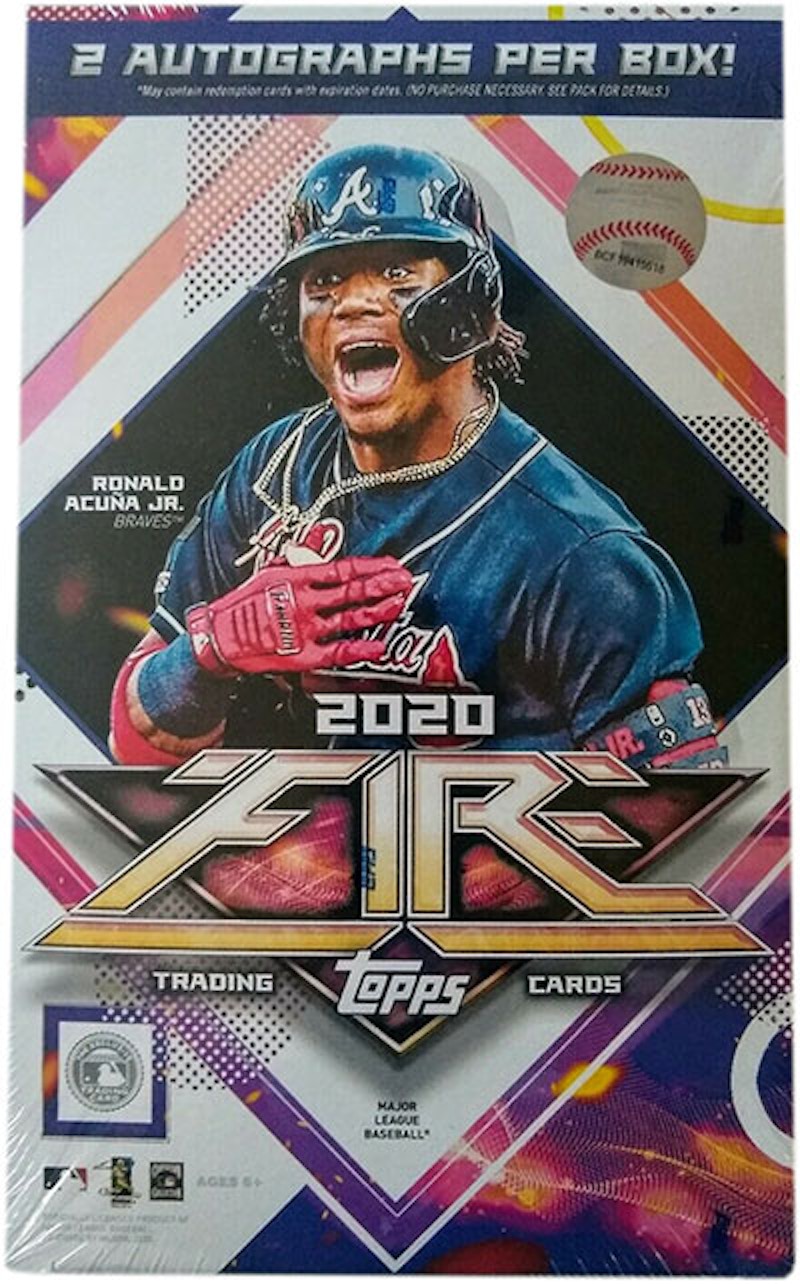 2020 Topps Fire Baseball Hobby Box