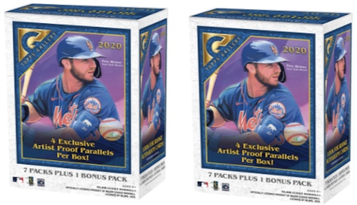 2020-topps-gallery-baseball-blaster-box-2x-lot
