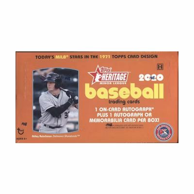 2020 Topps Heritage Minor League Baseball Hobby Box
