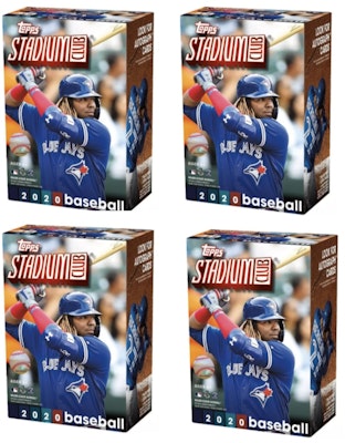 2020 Topps Stadium Club Baseball Blaster Box 4x Lot Kotak Bundle Buy 2020 Topps Stadium Club Baseball Blaster Box 4x Lot Kotak Bundle