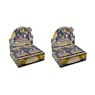 2020 Yu-Gi-Oh! TCG Phantom Rage 1st Edition Booster Box 2X Lot