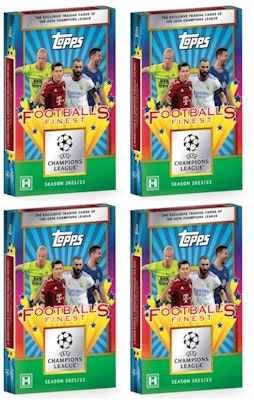 2021-2022 Topps UEFA Champions League Finest Flashbacks Soccer Hobby Box 4x Lot Buy 2021-2022 Topps UEFA Champions League Finest Flashbacks Soccer Hobby Box 4x Lot