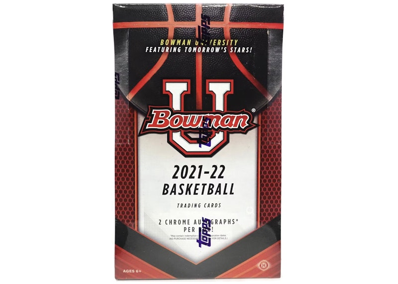 2021-22 Bowman University Basketball Hobby Box 圖 2