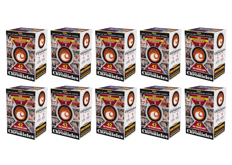 2021-22 Panini Chronicles Basketball Blaster Box 10x Lot