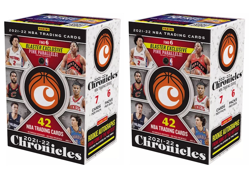 2021-22 Panini Chronicles Basketball Blaster Box 2x Lot