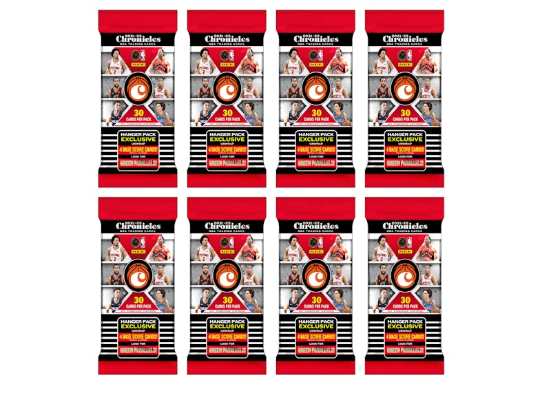 2021-22 Panini Chronicles Basketball Hanger Pack 8x Lot