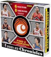 2021-22 Panini Chronicles Basketball Hobby Box 2021-22 Panini Chronicles Basketball Hobby Box