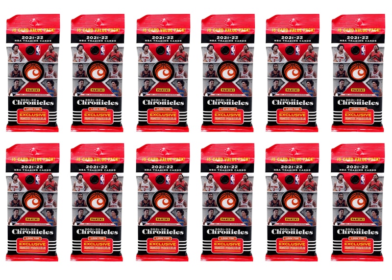 2021-22 Panini Chronicles Basketball Value Pack 12x Lot