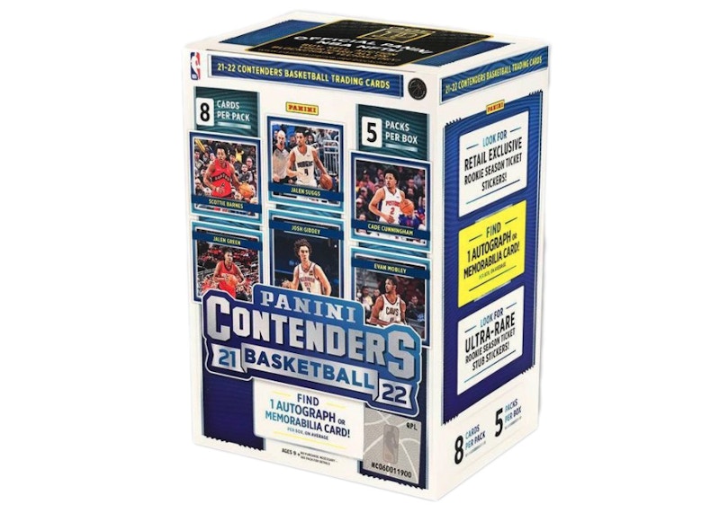 2021-22 Panini Contenders Basketball Blaster Box (40 Count)