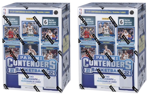 2021-22 Panini Contenders Basketball Fanatics Exclusive Blaster Box (30 Count) 2x Lot Buy 2021-22 Panini Contenders Basketball Fanatics Exclusive Blaster Box (30 Count) 2x Lot