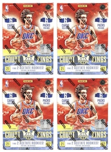 2021-22 Panini Court Kings 籃球國際Blaster盒 4盒組合 Buy 2021-22 Panini Court Kings 籃球國際Blaster盒 4盒組合