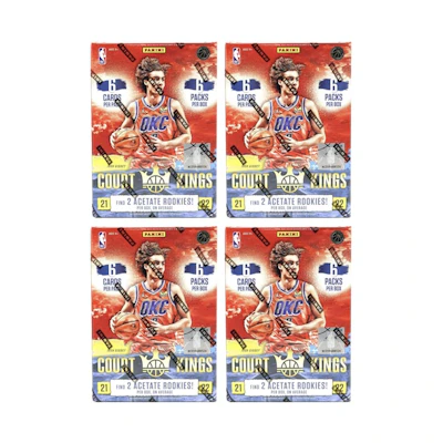 2021-22 Panini Court Kings Basketball International Blaster Box 4x Lot