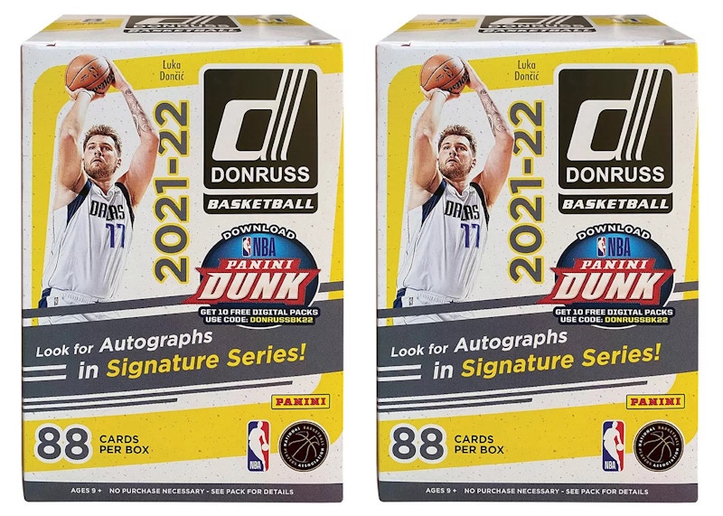 2021-22 Panini Donruss Basketball Blaster Box 2x Lot