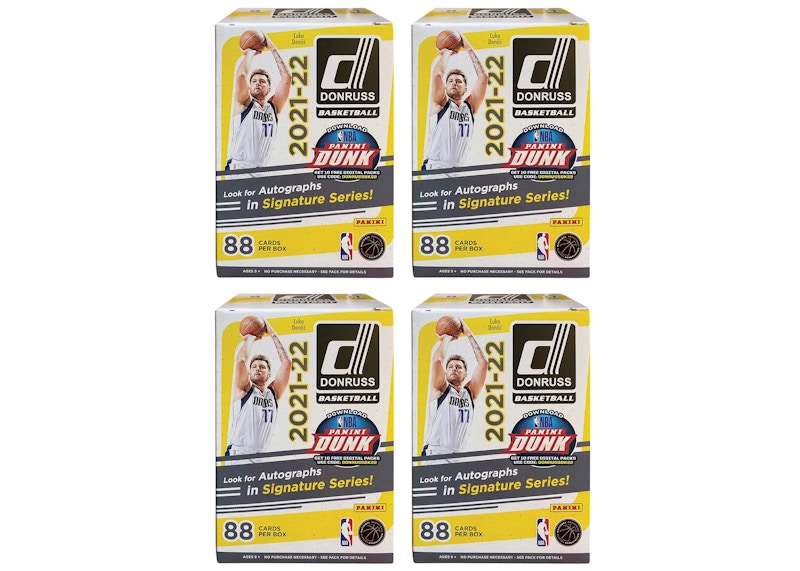 Buy 2021-22 帕尼尼Donruss篮球爆裂盒 4盒装