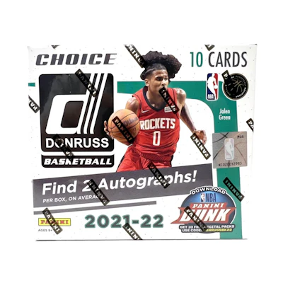 2021-22 Panini Donruss Basketball Choice Box