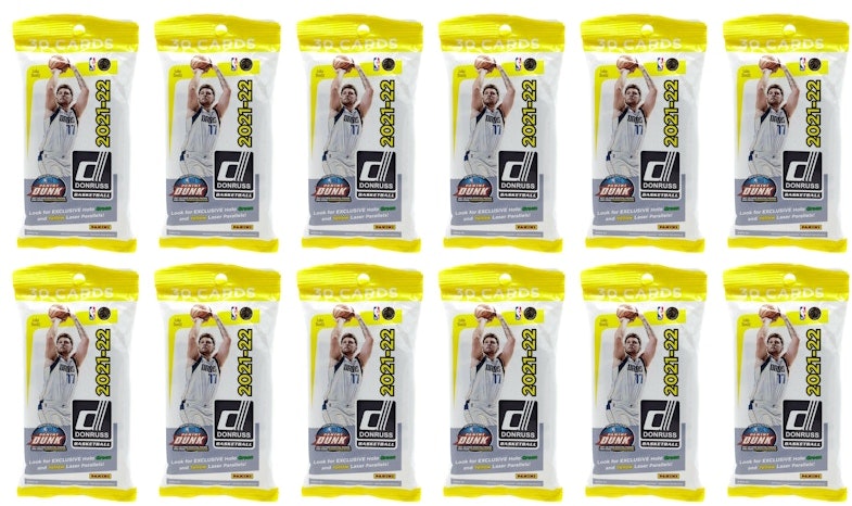 2021-22-panini-donruss-basketball-fat-pack-12x-lot