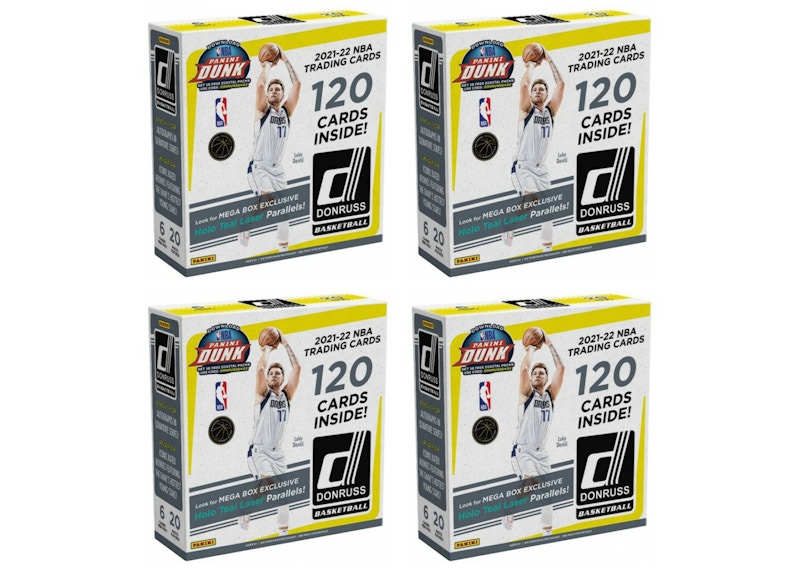 Buy 2021-22 Panini Donruss 籃球 大盒裝（光影藍鐳射平行卡）四盒組