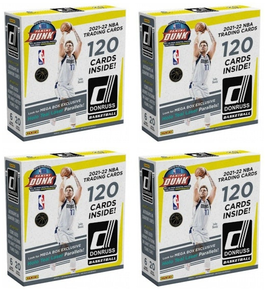 2021-22-panini-donruss-basketball-mega-box-holo-teal-laser-parallels-4x-lot