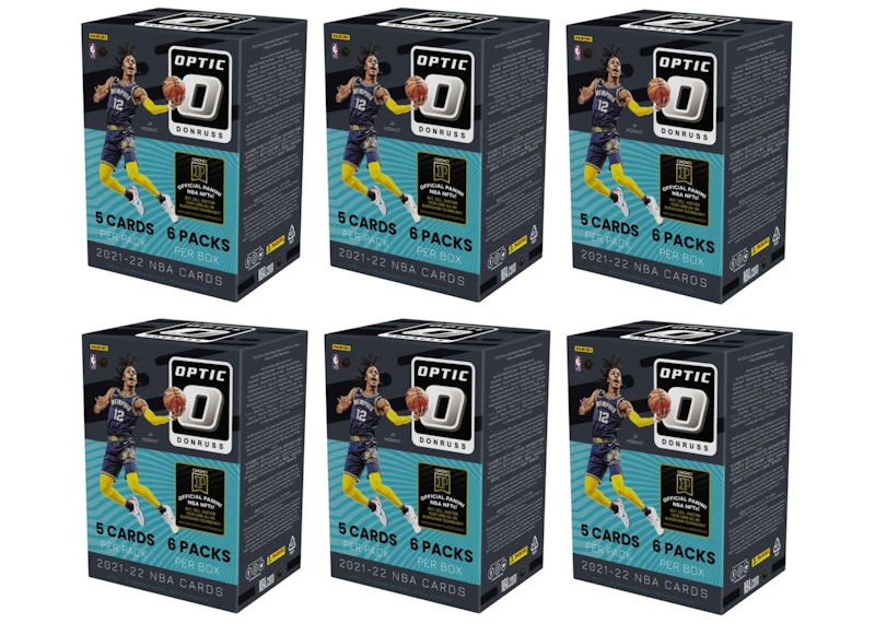 2021-22 Panini Donruss Optic Basketball Blaster Box 6x Lot