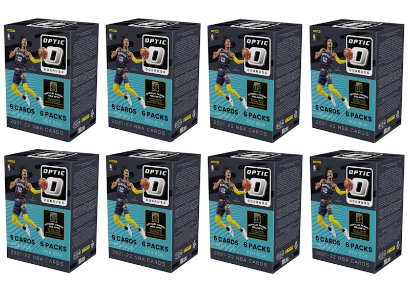 2021-22 Panini Donruss Optic Basketball Blaster Box 8x Lot