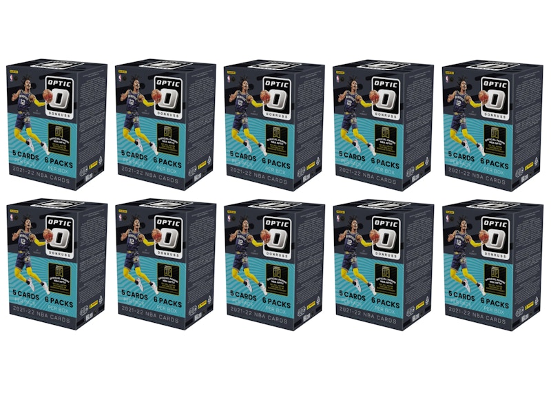 2021-22 Panini Donruss Optic Basketball Blaster Box 10x lot