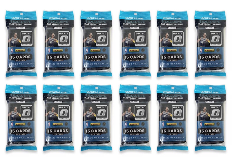 Buy 2021-22 Panini Donruss Optic Basketball Cello Pack Set 12x