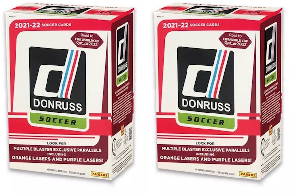 2021-22 Panini Donruss Soccer Blaster Box 2x Lot Buy 2021-22 Panini Donruss Soccer Blaster Box 2x Lot